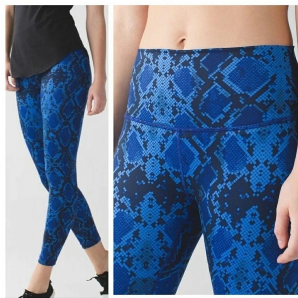 RARE Lululemon Ziggy Snake Print Leggings